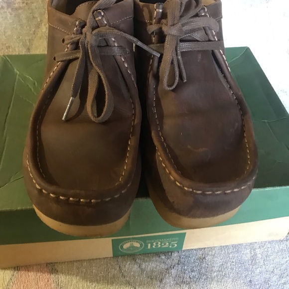 Clarks Stinson Lo Men's Lace up casual Shoes Size 10 Beeswax Leather - Picture 10 of 10